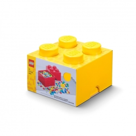 Lego, pojemnik klocek Brick 4 - Żółty (40031732)